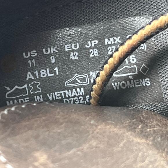 Timberland Women's Sensorflex Brown Leather Sneakers Boots Size 11 - Picture 5 of 9